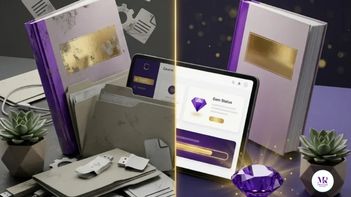 Quality vs quantity digital products comparison — 30 million digital products bundle clutter versus a single premium master resell rights product, 2026 digital business strategy