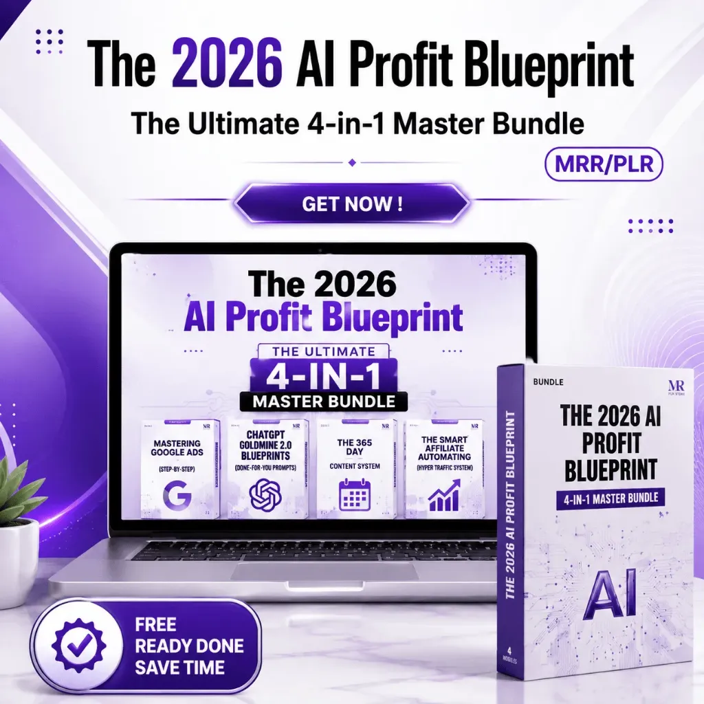The 2026 AI Profit Blueprint: The Ultimate 4-in-1 Master Bundle