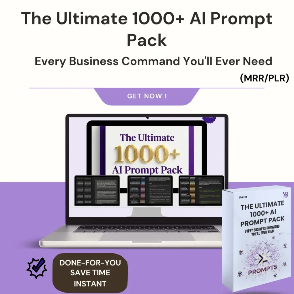 The Ultimate 1000+ AI Prompt Pack: Every Business Command You'll Ever Need