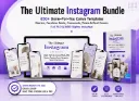 The Ultimate Instagram Bundle — 850+ Done-For-You Canva Templates | Stories, Faceless Reels, Carousels, Posts & Reel Covers | Full PLR & MRR Rights Included
