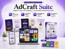 AdCraft Suite – 200+ Digital Product Ad Canva Templates + Social & Email Marketing Bundle