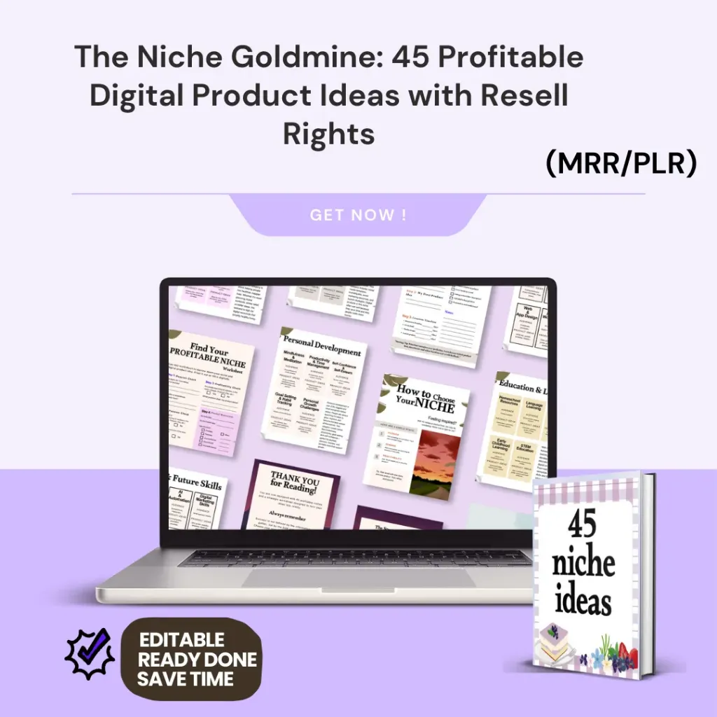 The Digital Income Accelerator: 45 Proven High-Demand Niches to Launch and Monetize Your Store Today (MRR/PLR)