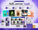 AdCanvas Vault — 500+ Static Ad Creative Templates + Organic Social & Email Marketing Bundle | Canva Editable