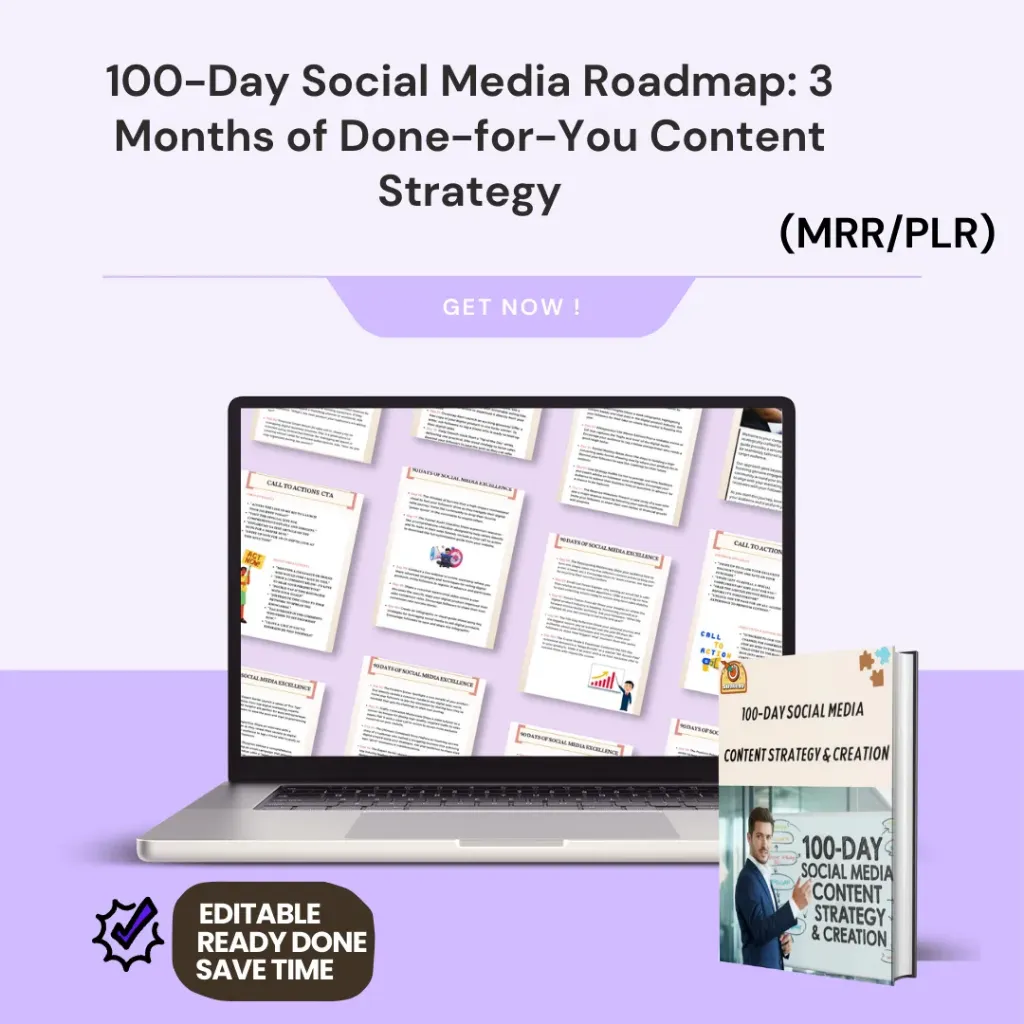 The 100-Day Authority Engine: 3 Months of Sales-Driven Content to Automate Your Growth and Dominate Your Feed (MRR/PLR)