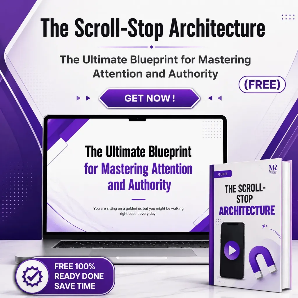 The Scroll-Stop Architecture : The Ultimate Blueprint for Mastering Attention and Authority